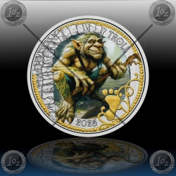 3 EVRO AVSTRIJA 2025 (Mythical creatures - Troll) UNC